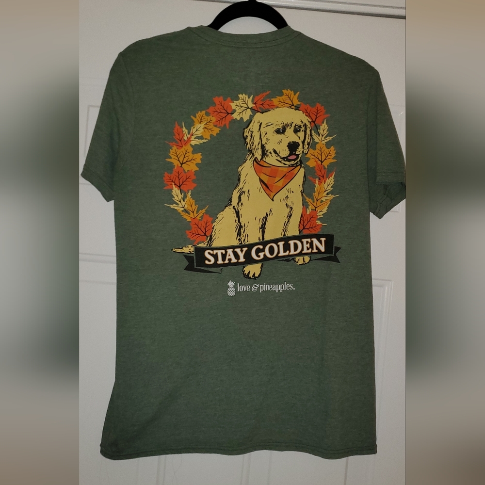 Love & Pineapples t-shirt, women's medium